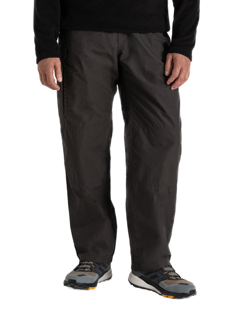 Bark coloured Craghoppers Mens Kiwi Classic II Trouser on white background