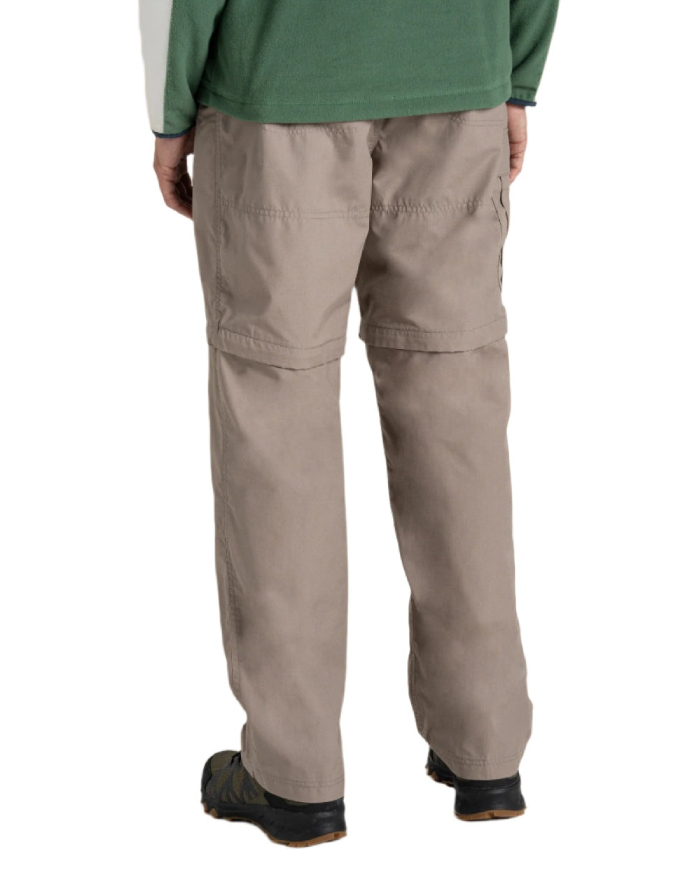 Beach Coloured Craghoppers Mens Kiwi Convertible Trousers on white background