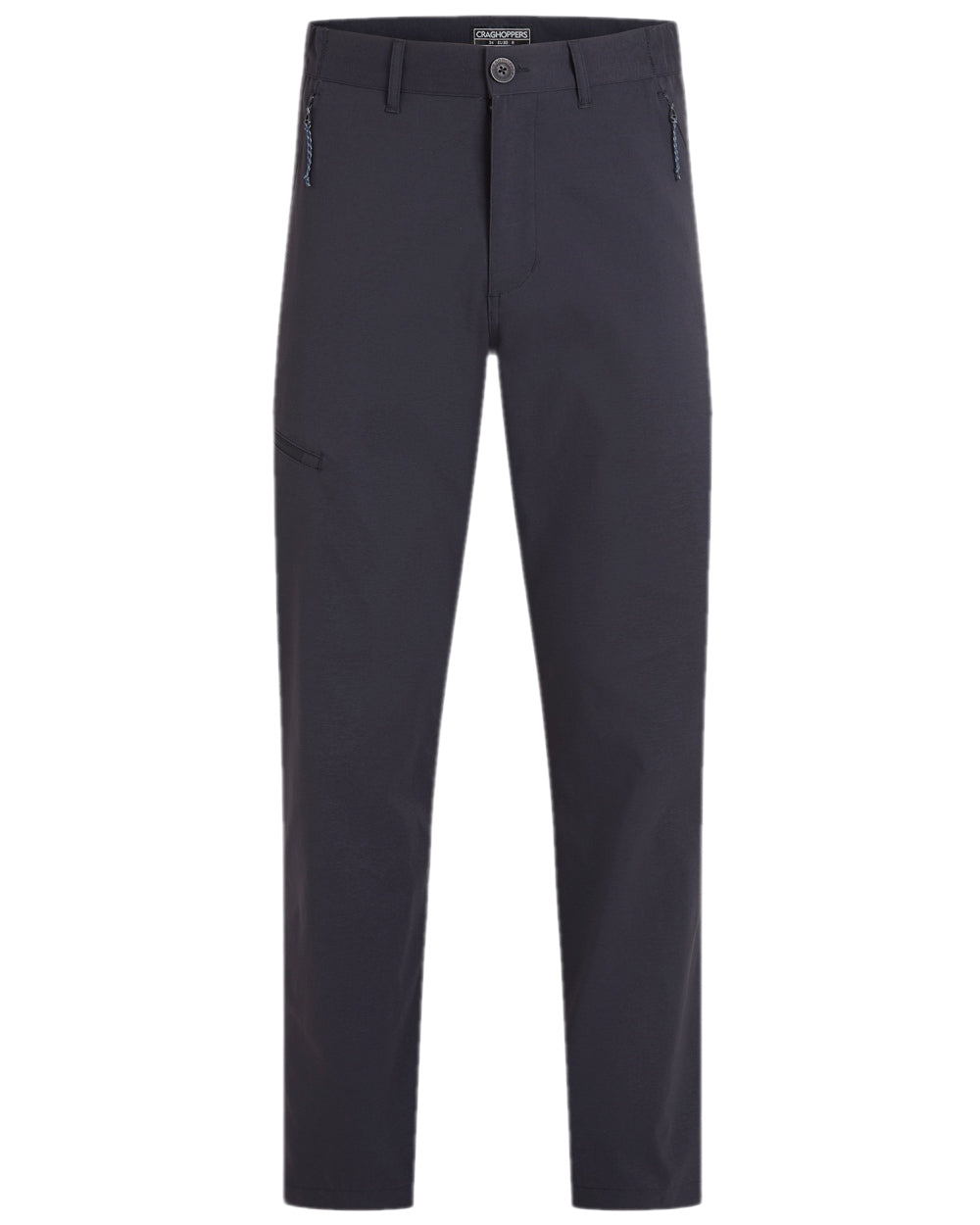 Dark Navy Coloured Craghoppers Mens Kiwi Pro III Trouser on white background