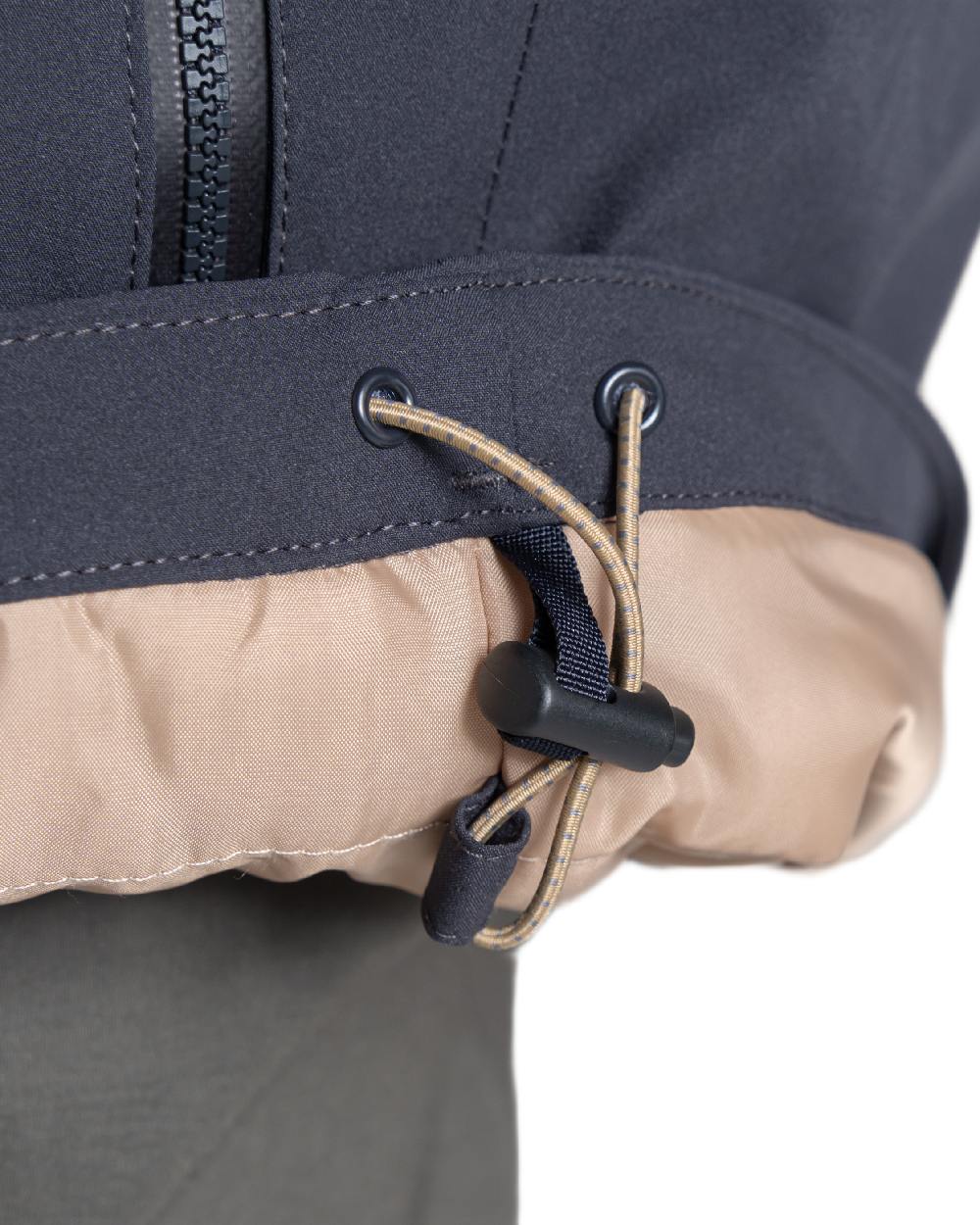 Dark Iron Coloured Craghoppers Mens Lorton Thermic Jacket on white background