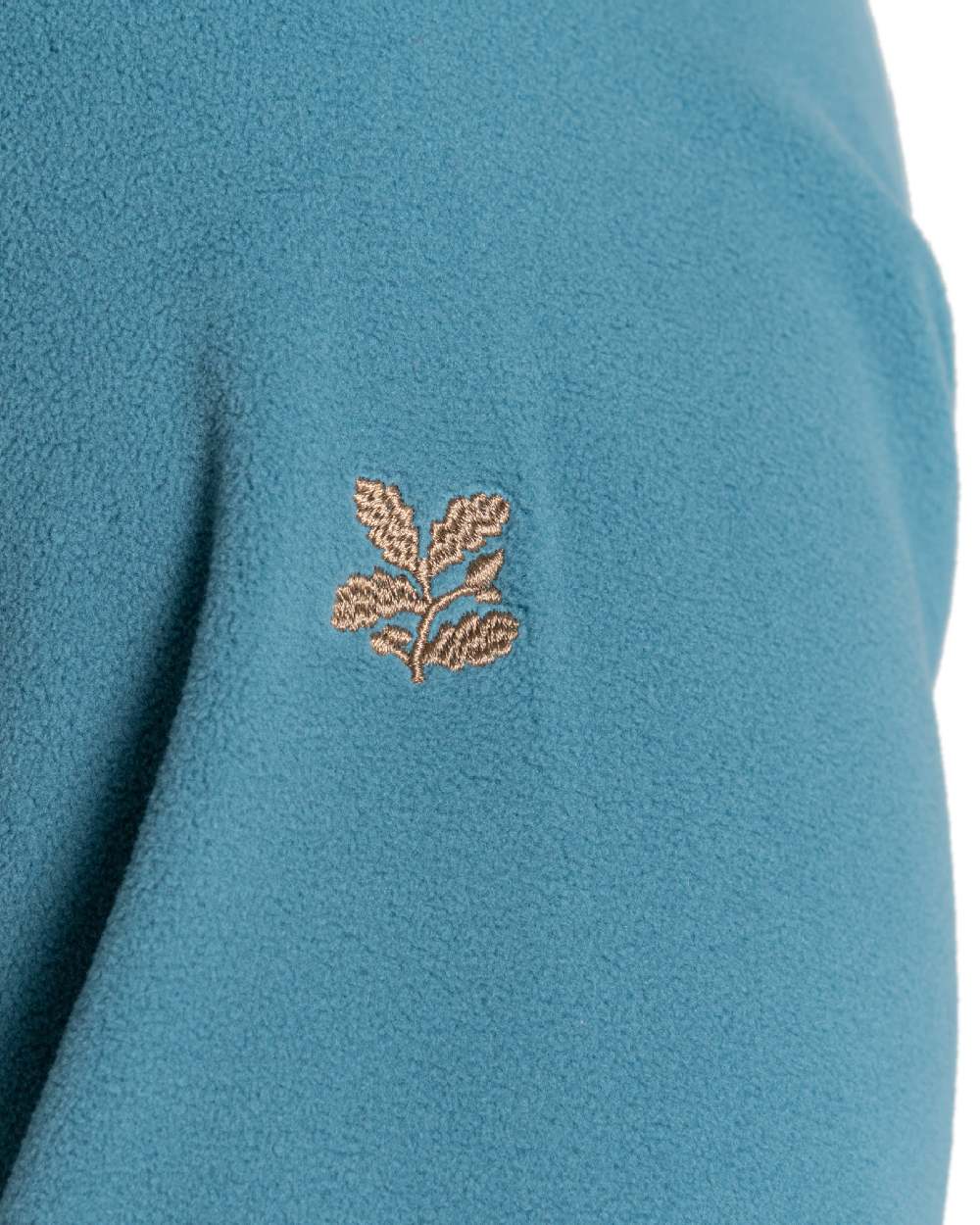 Tranquil Blue coloured Craghoppers Mens National Trust Corey II Half Zip Fleece on white background