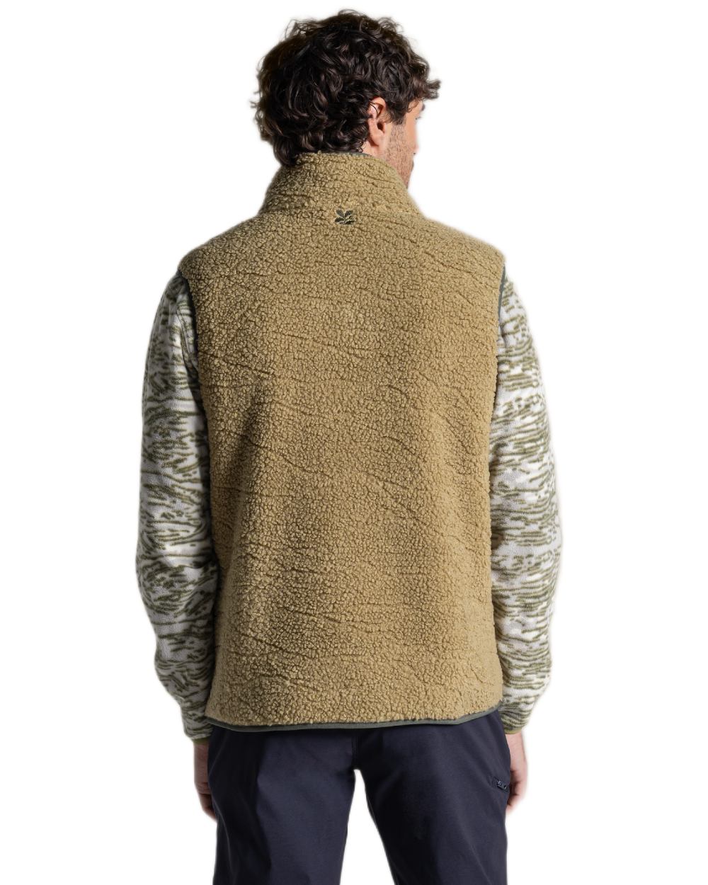 Cardamon coloured Craghoppers Mens National Trust Harome Gilet on white background