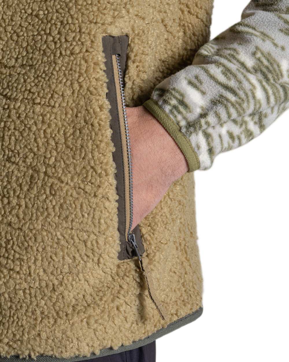 Cardamon coloured Craghoppers Mens National Trust Harome Gilet on white background