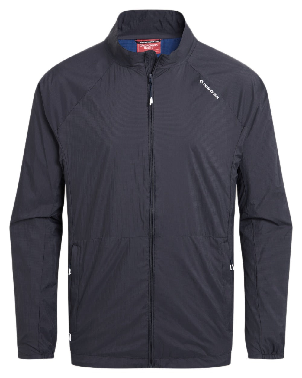 Dark Iron coloured Craghoppers Mens NosiLife Driver Jacket on white background