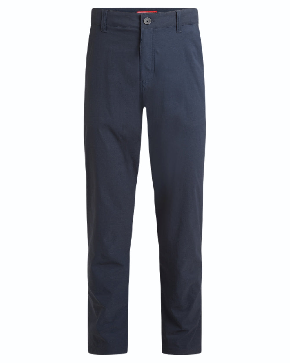 Blue Navy coloured Craghoppers Mens NosiLife Santos Golf Trousers II on white background