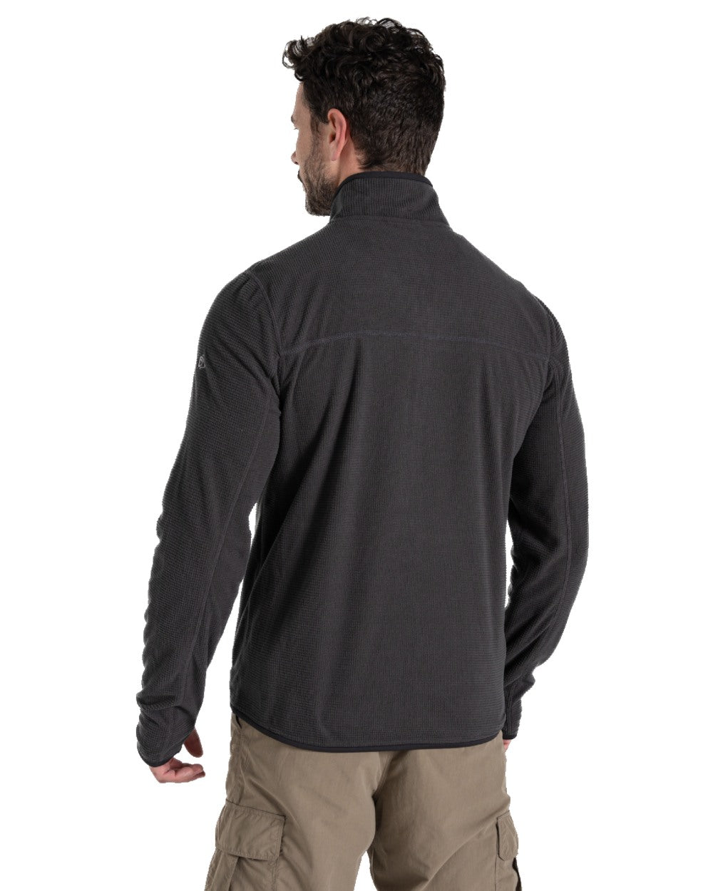 Black Pepper coloured Craghoppers Mens NosiLife Spry Jacket on white background