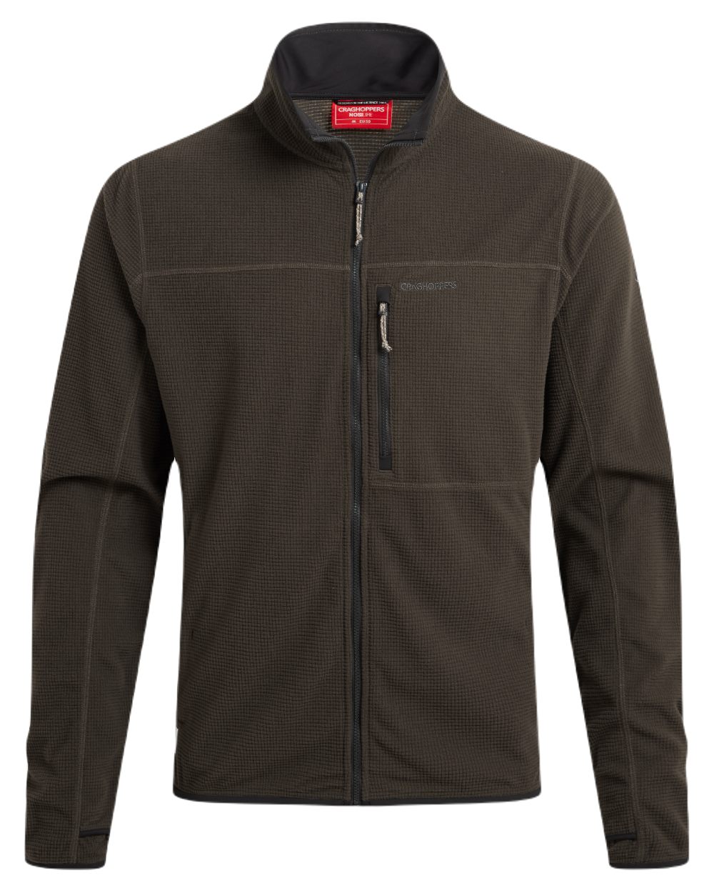 Woodland Green coloured Craghoppers Mens NosiLife Spry Jacket on white background