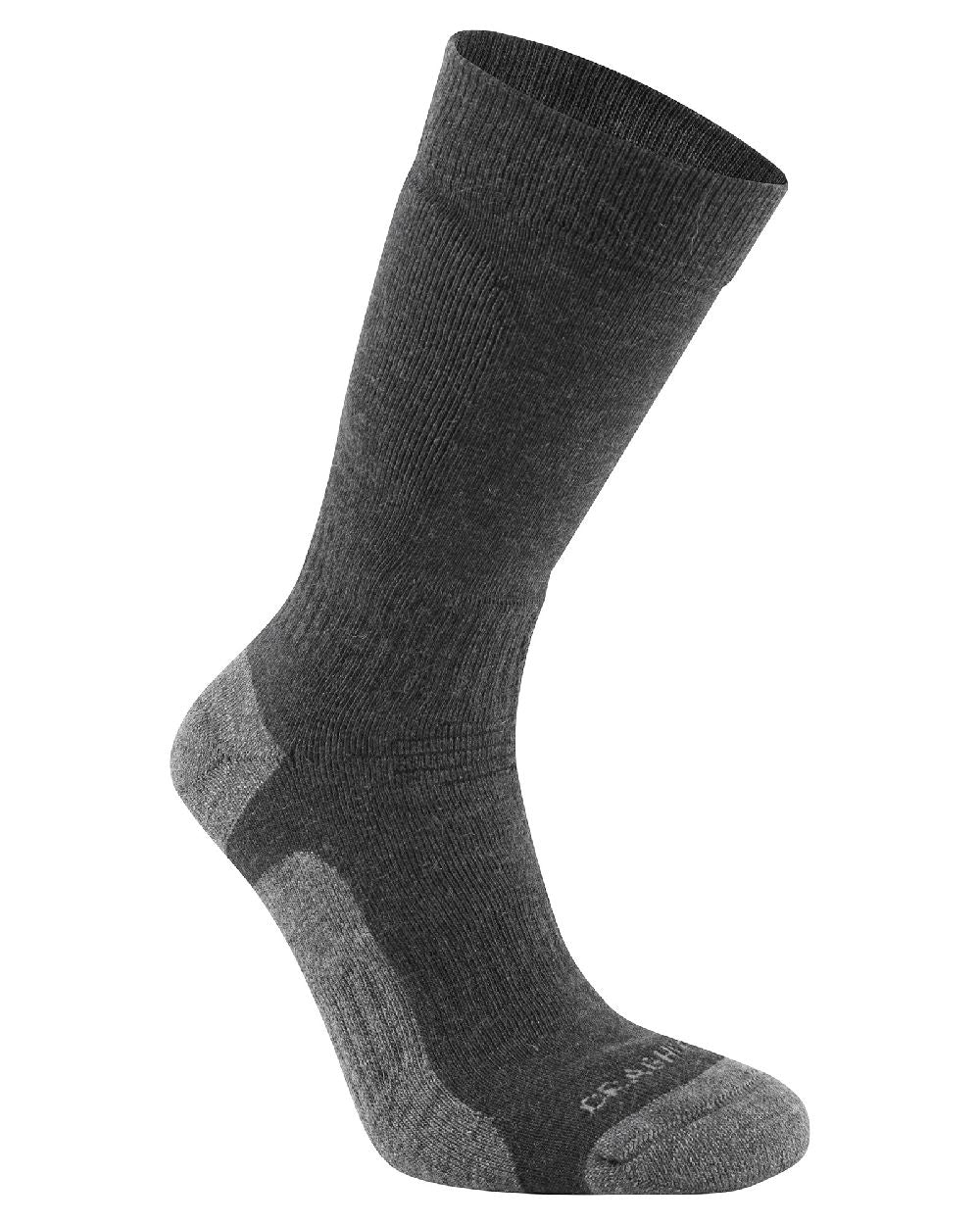 Black Pepper coloured Craghoppers Trek Sock on white background