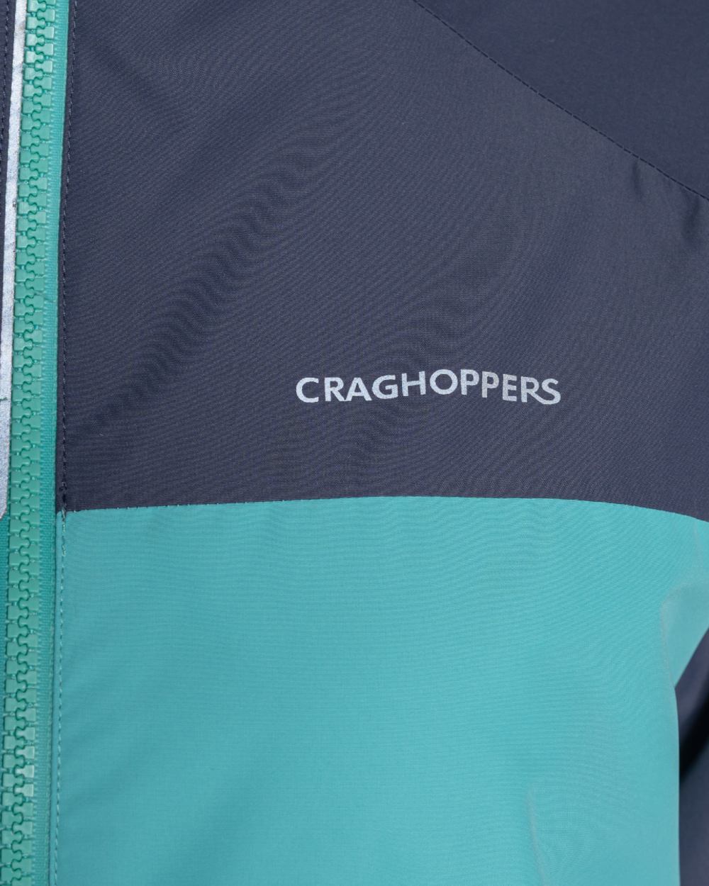 Glazed Aqua Anthracite coloured Craghoppers Vanth Jacket