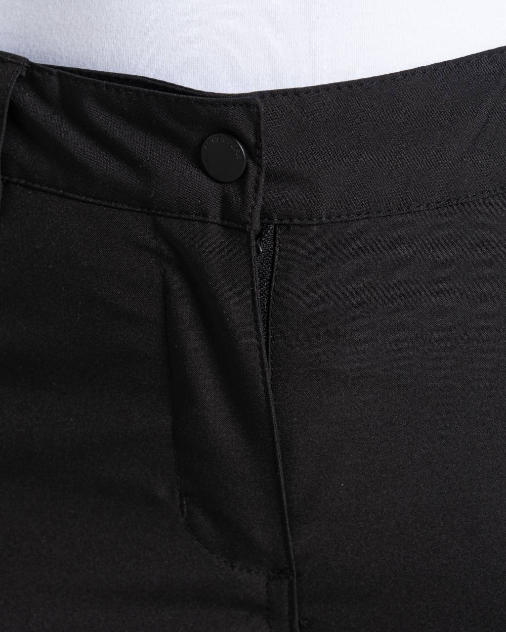Black coloured Craghoppers Womens Airedale II Waterproof Trousers on white background
