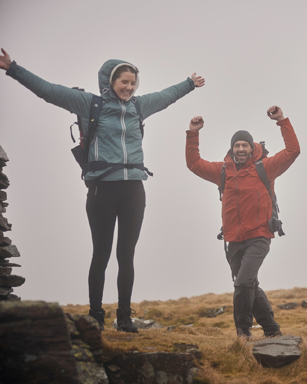 Atlantic Coloured Craghoppers Womens Brielle Waterproof Jacket on outdoor background