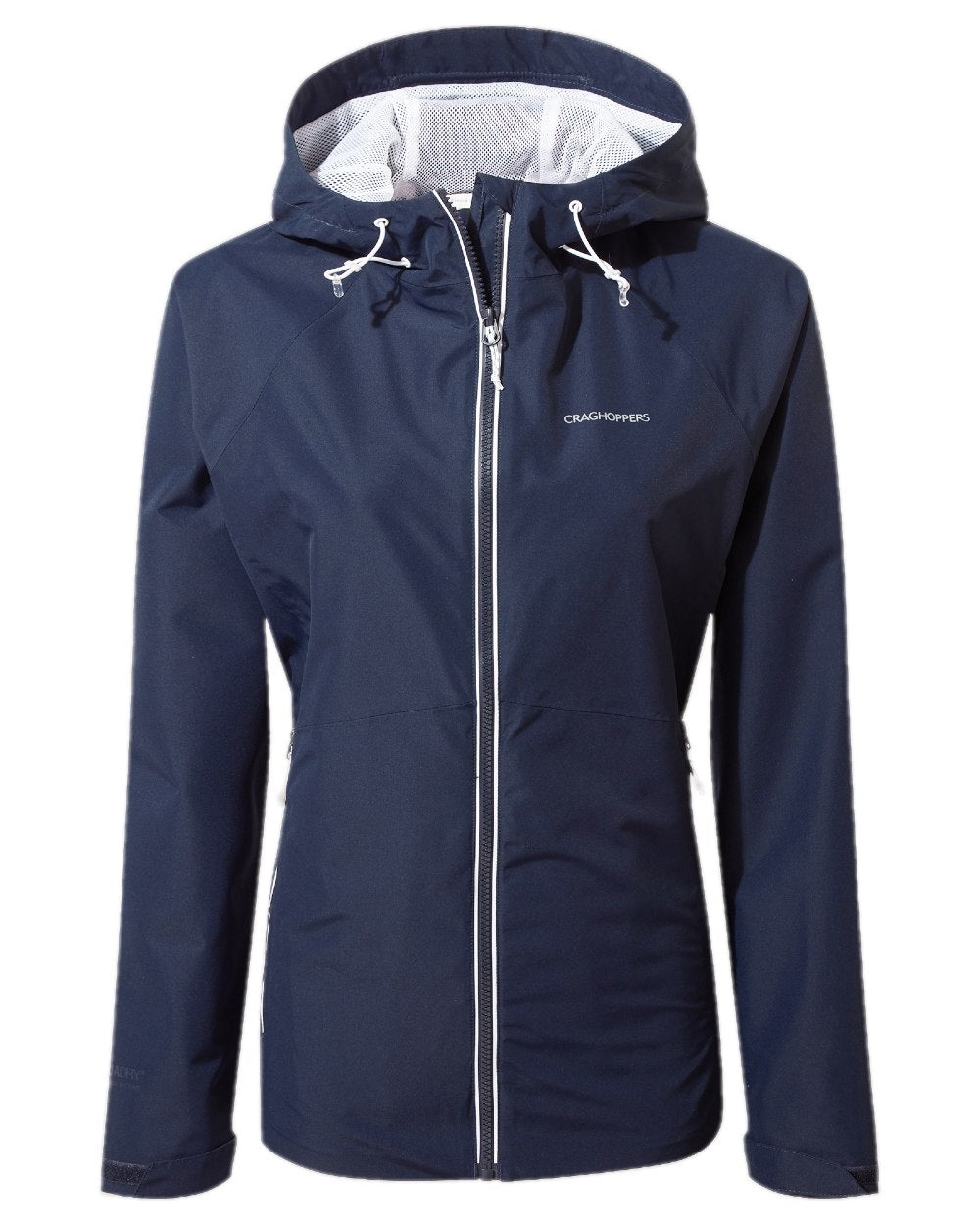 Blue Navy Coloured Craghoppers Womens Brielle Waterproof Jacket on white background