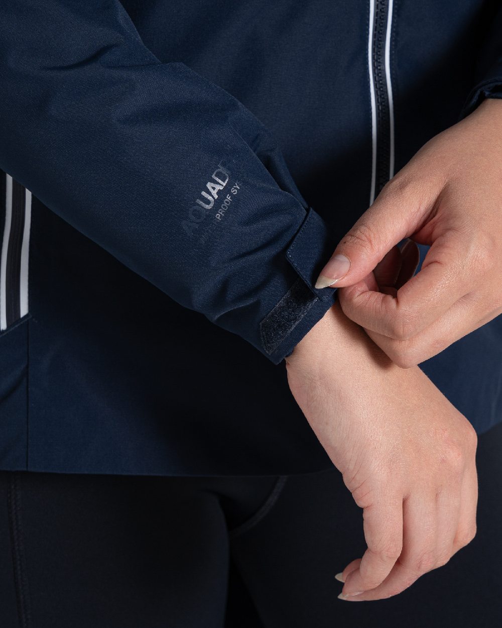 Blue Navy Coloured Craghoppers Womens Brielle Waterproof Jacket on white background