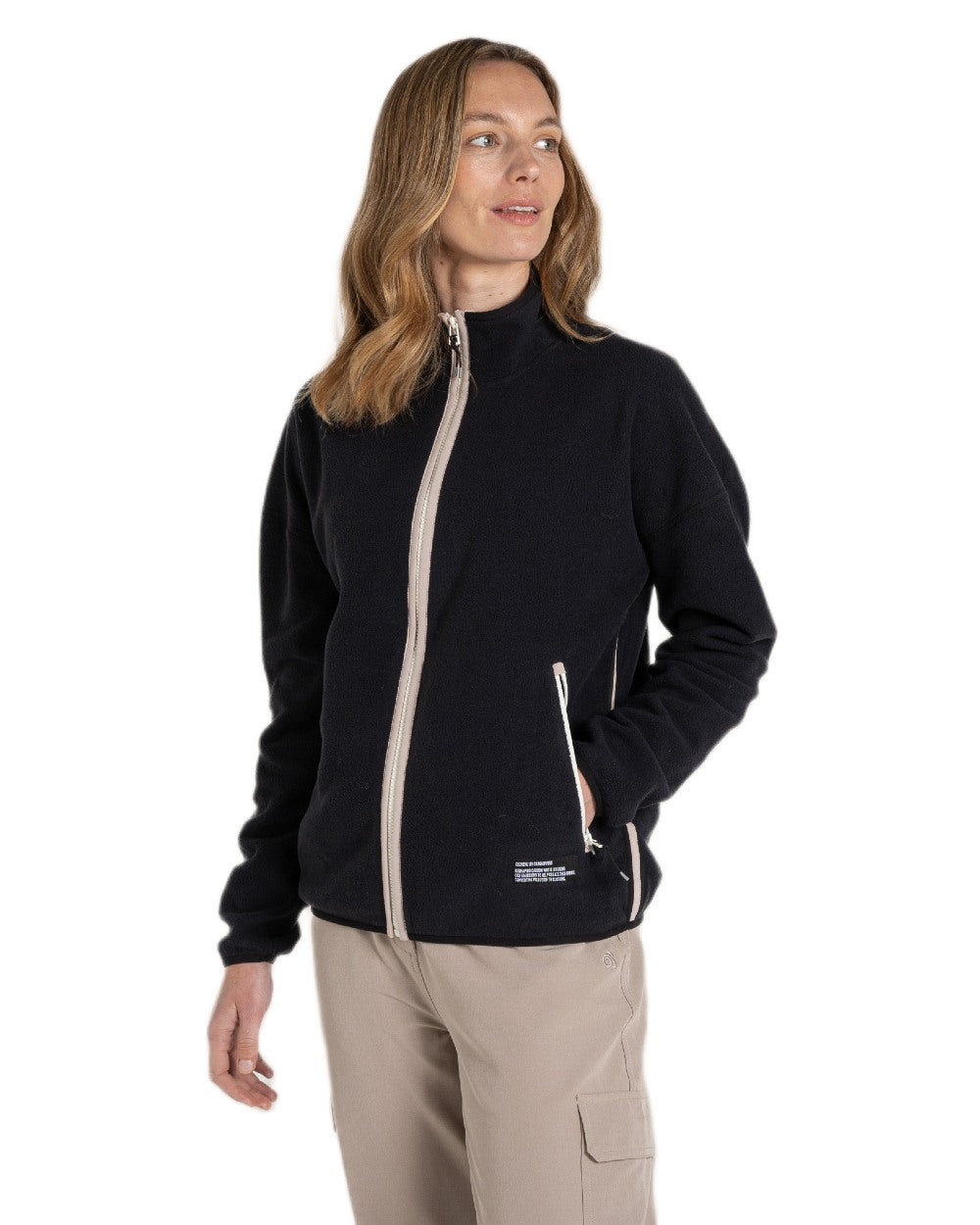 Craghoppers Womens CO2 Renu Full Zip Fleece Jacket on white background