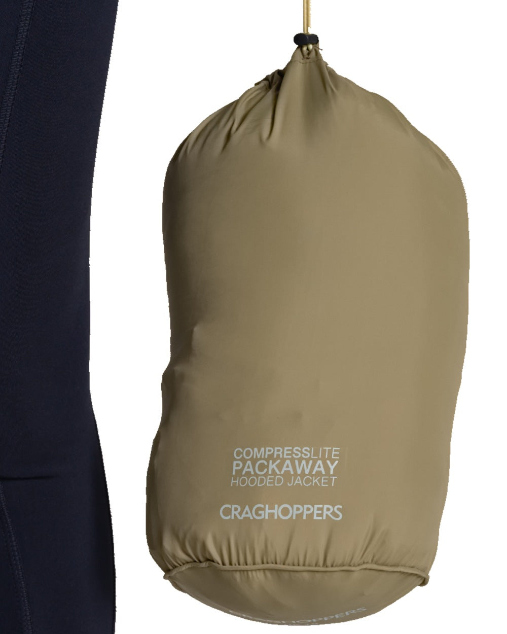 Cardamon Coloured Craghoppers Womens Compresslite IX Hooded Insulating Jacket on white background