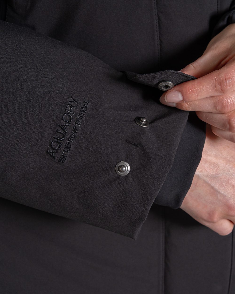 Black coloured Craghoppers Womens Helena Jacket on close up