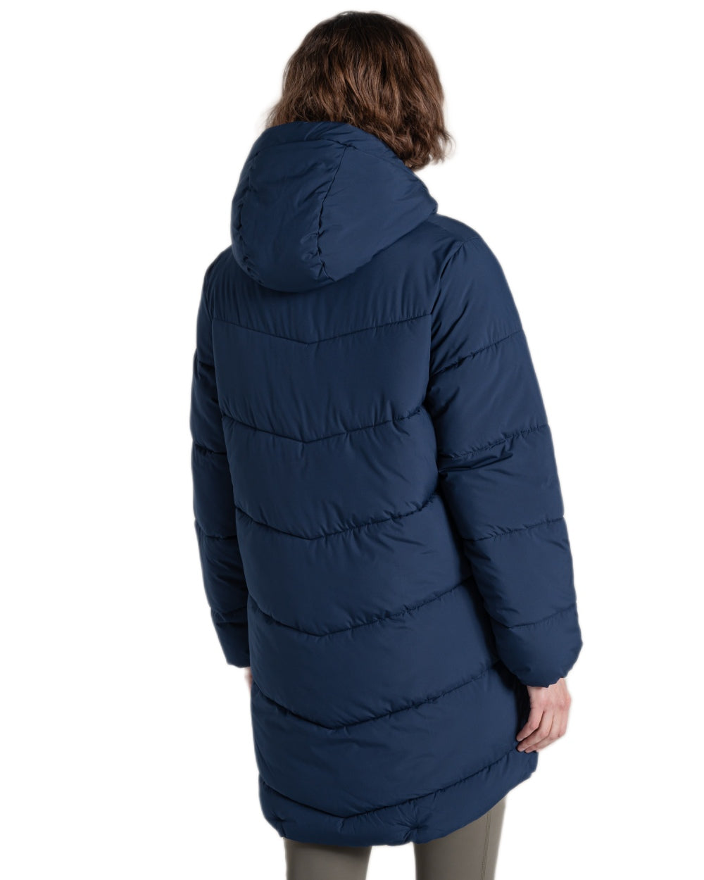 Blue Navy coloured Craghoppers Womens Kendal Jacket on white background