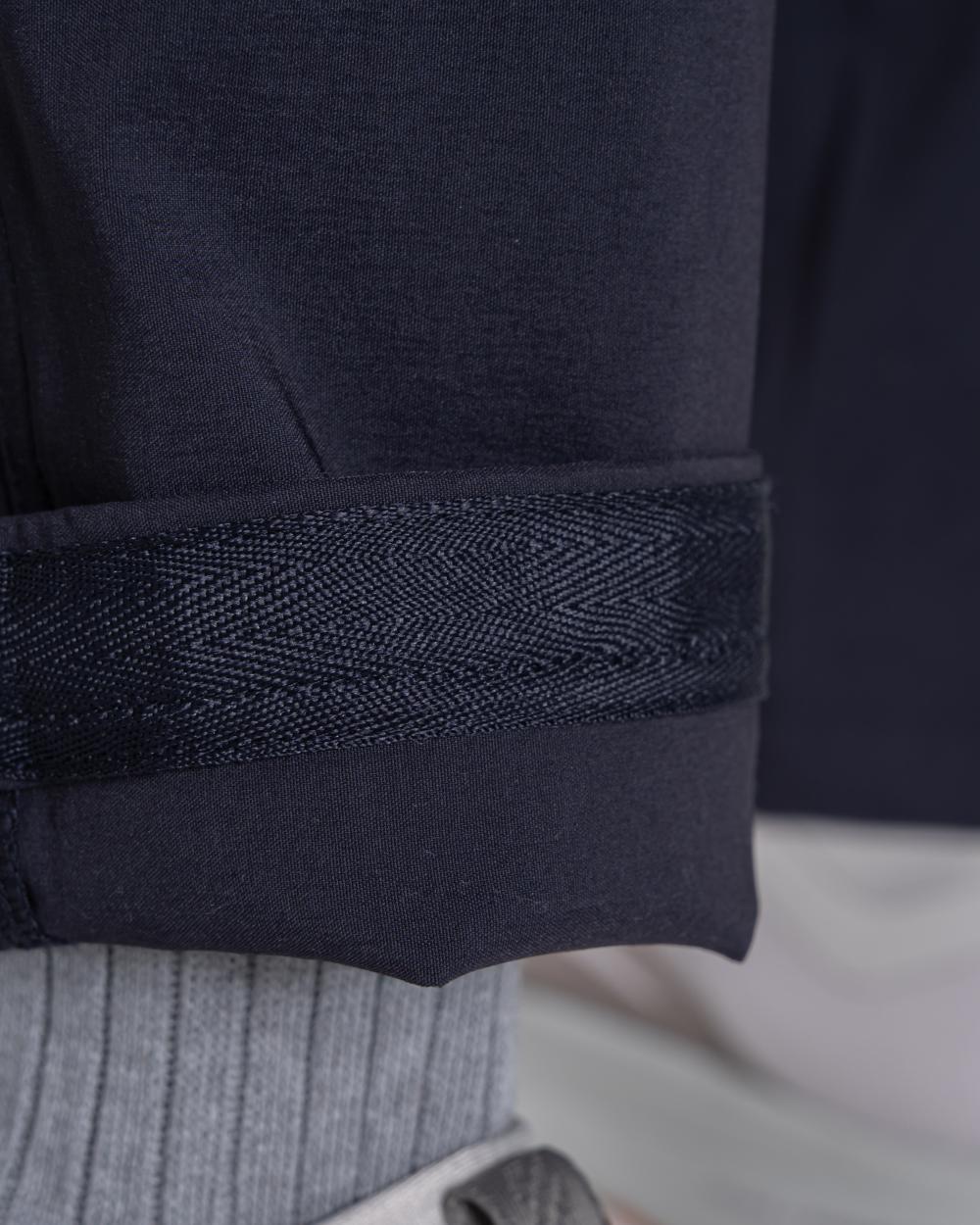 Dark Navy coloured Craghoppers Womens Kiwi Pro III Convertible Trousers on white background