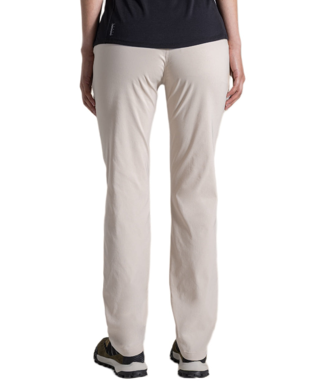 Oyster Coloured Craghoppers Womens Kiwi Pro III Trouser on white background