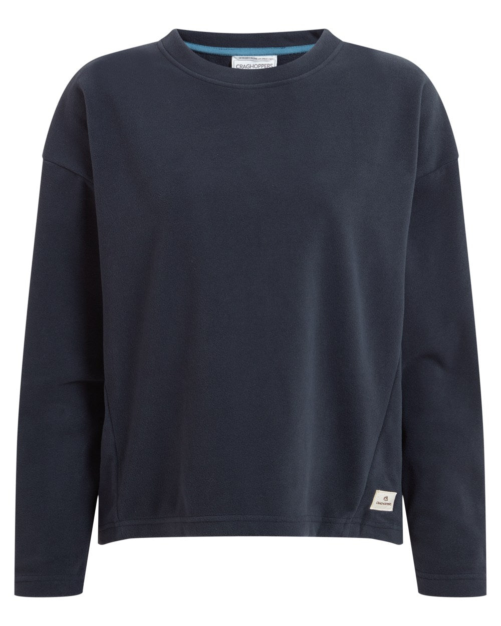 Dark Sapphire coloured Craghoppers Womens Miska Crew Neck Pullover on white background