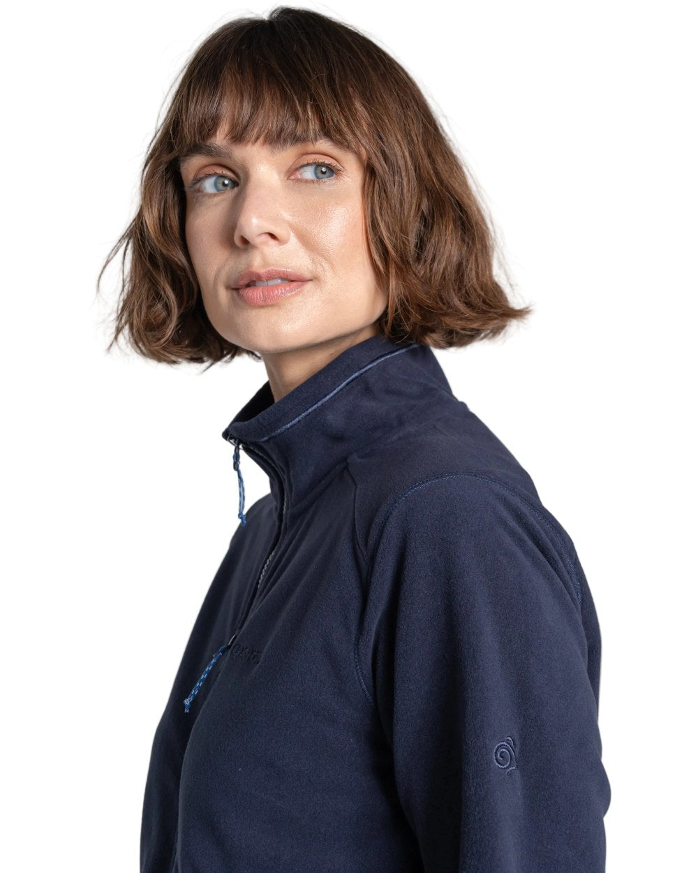 Dark Sapphire Coloured Craghoppers Womens Miska Plus II Jacket on white background
