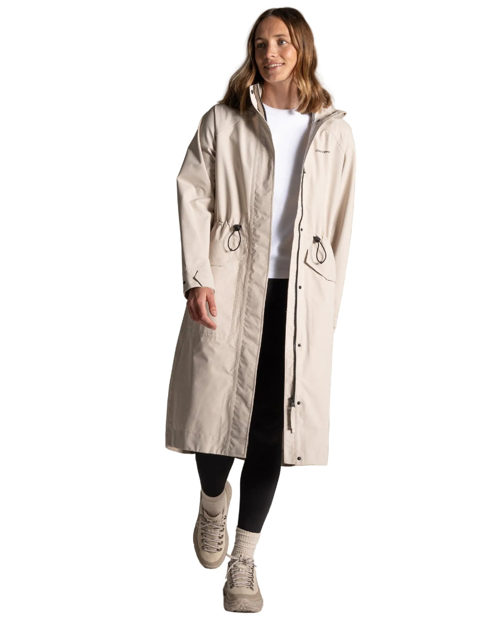 Oyster coloured Craghoppers Womens Naima Jacket on white background
