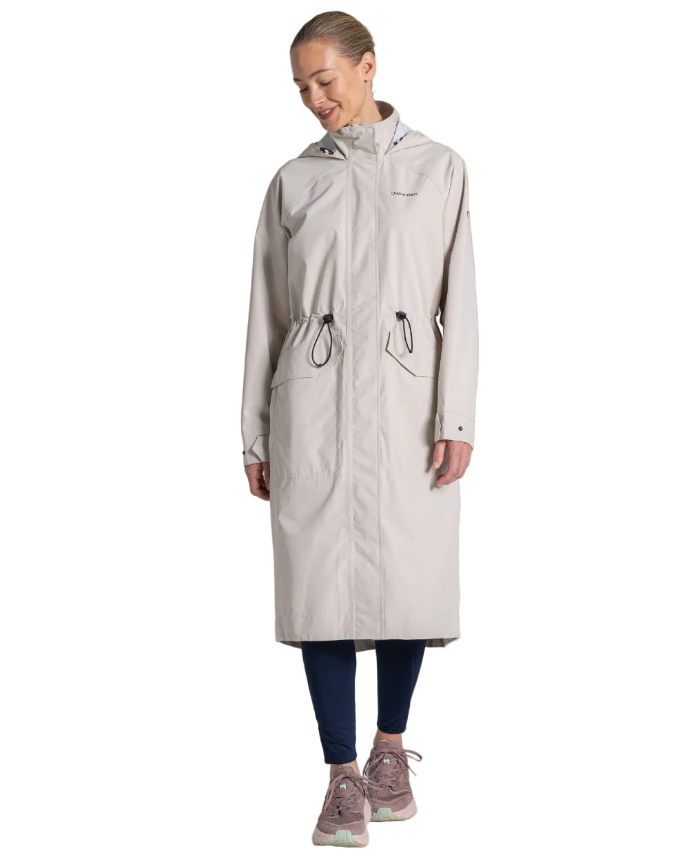 Oyster coloured Craghoppers Womens Naima Jacket on white background