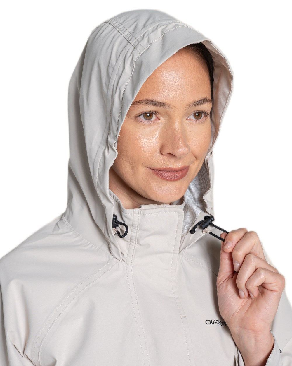 Oyster coloured Craghoppers Womens Naima Jacket on white background