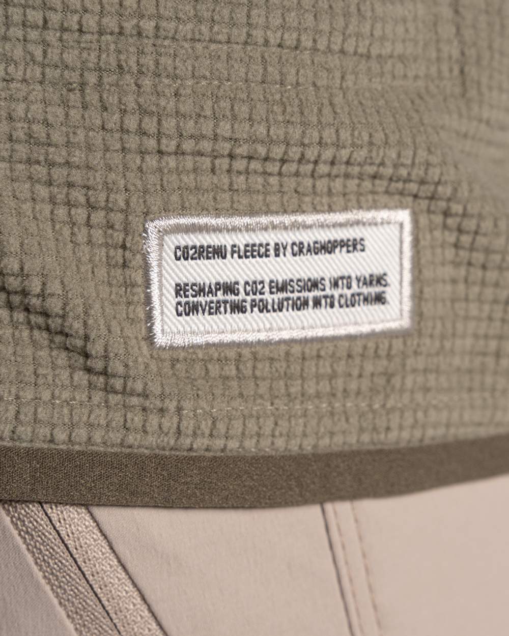 Vert coloured Craghoppers Womens NosiLife Anya II Jacket on white background