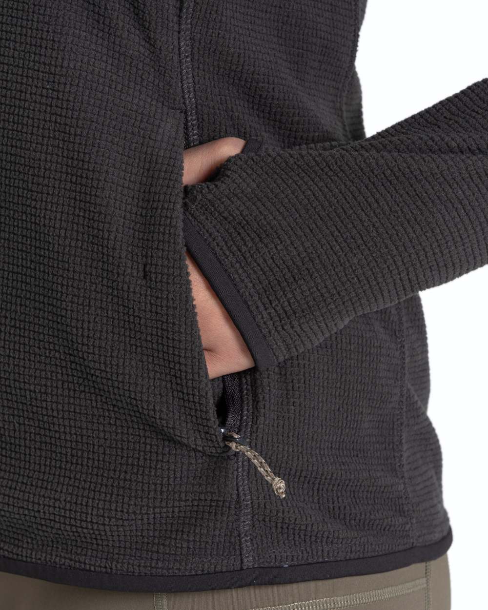 Charcoal coloured Craghoppers Womens NosiLife Anya Jacket on white background