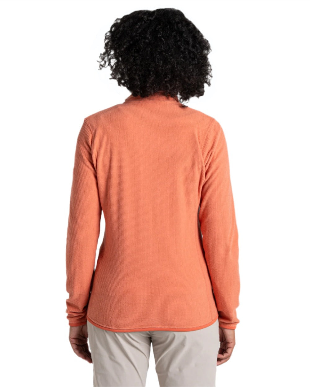 Red Sandstone coloured Craghoppers Womens NosiLife Anya Jacket on white background