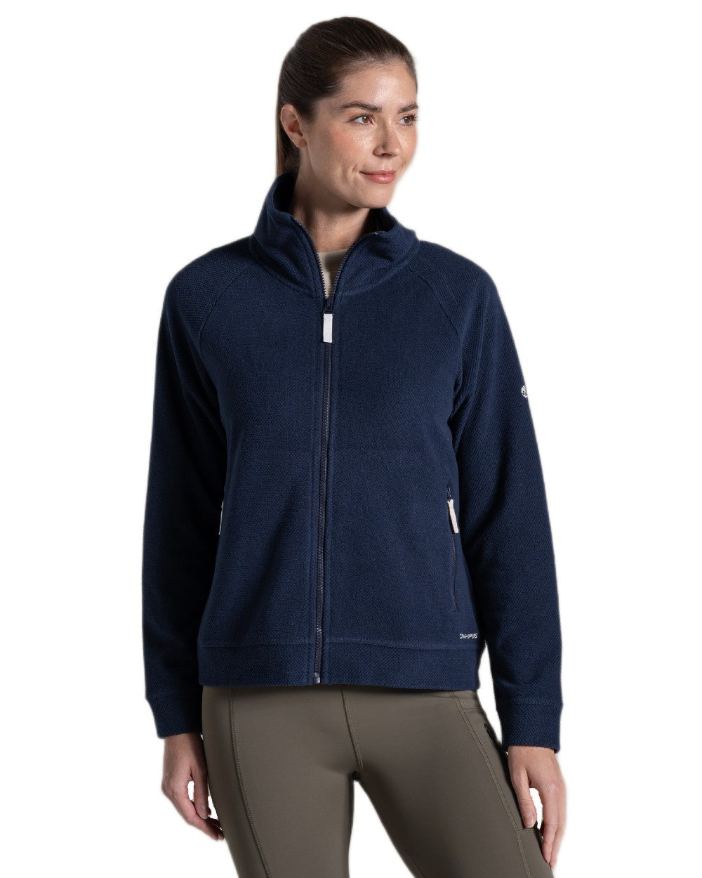 Blue Navy coloured Craghoppers Womens Raja Jacket on white background