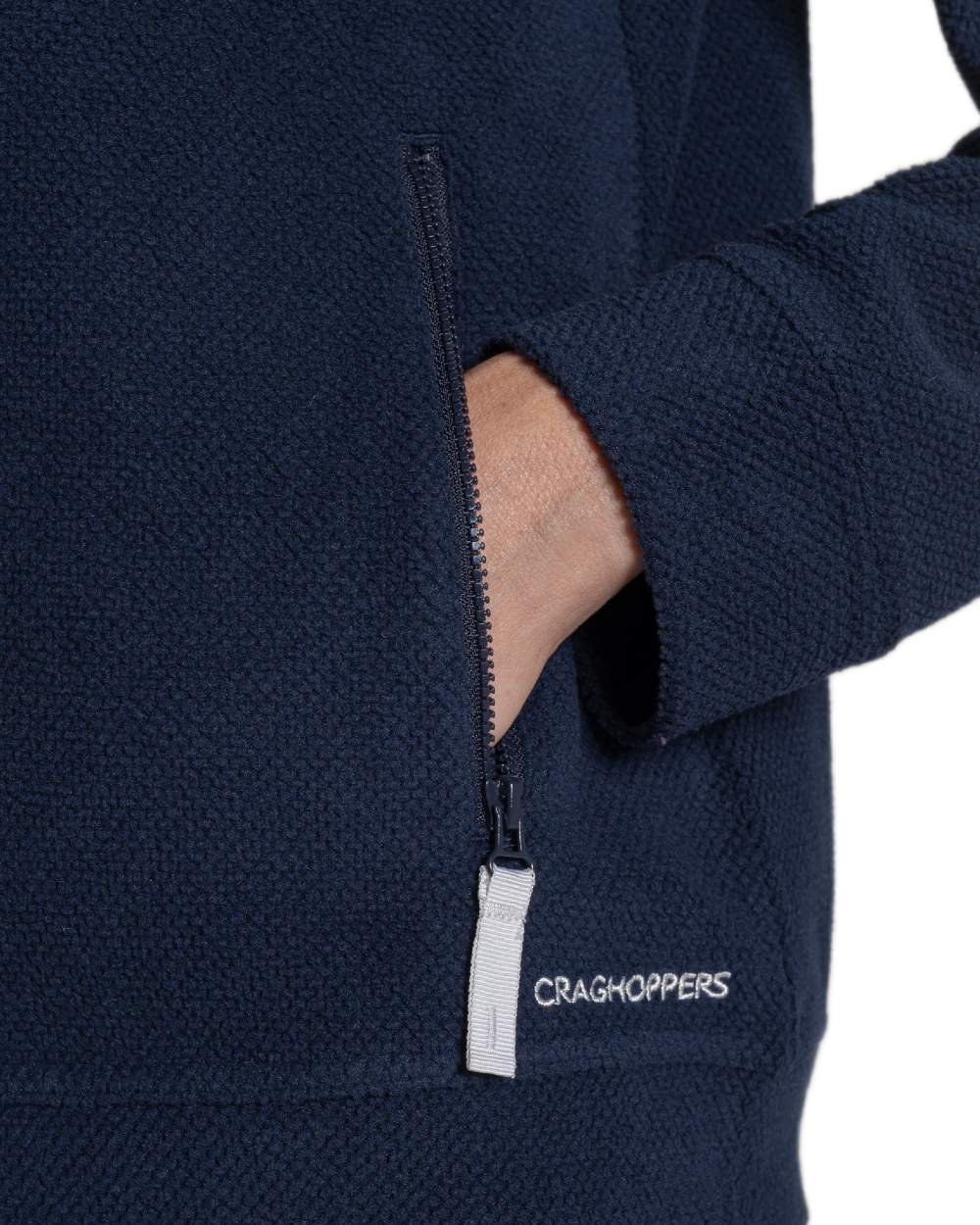 Blue Navy coloured Craghoppers Womens Raja Jacket on white background