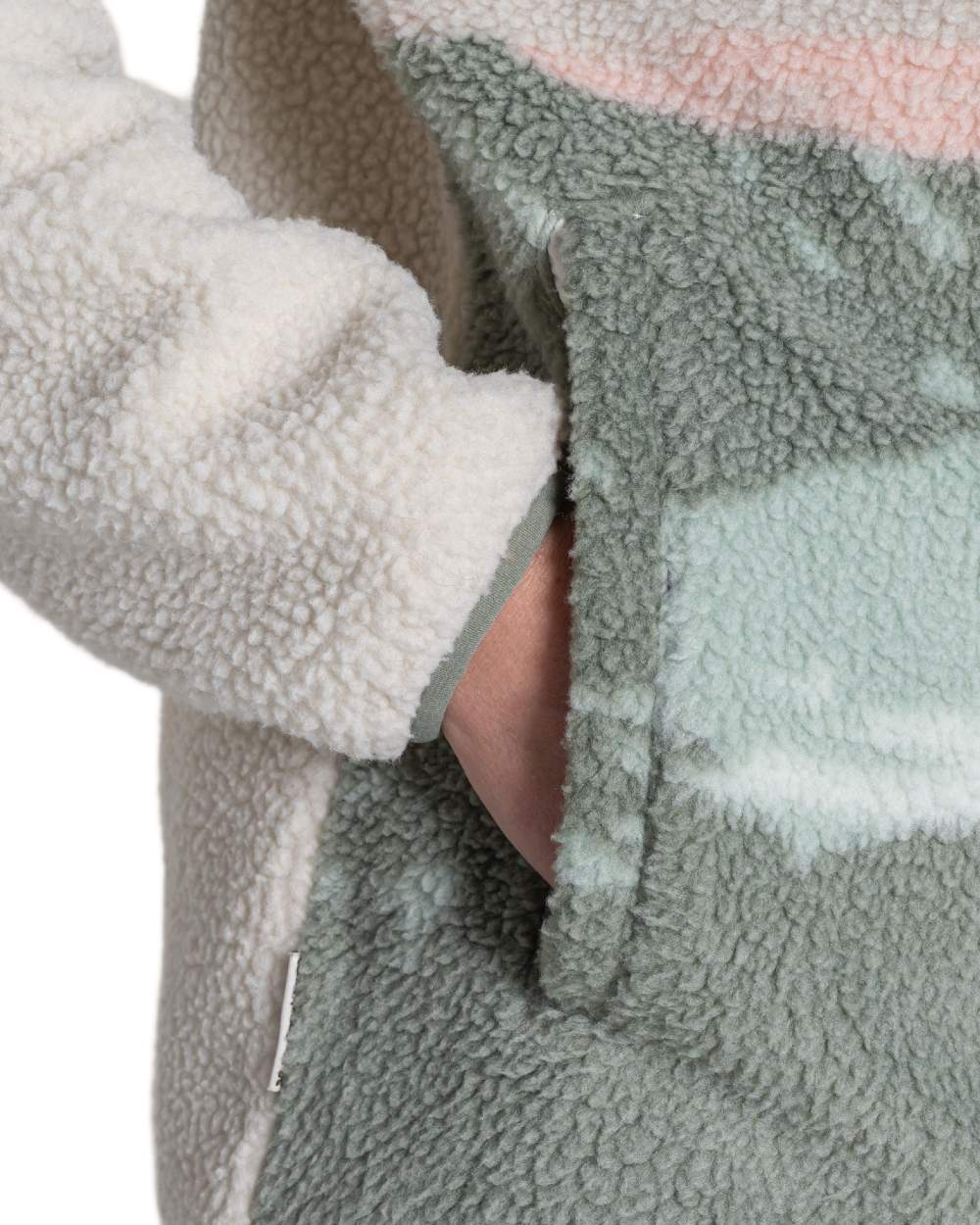 Oyster Print Coloured Craghoppers Womens Rosemary Overhead Top on white background