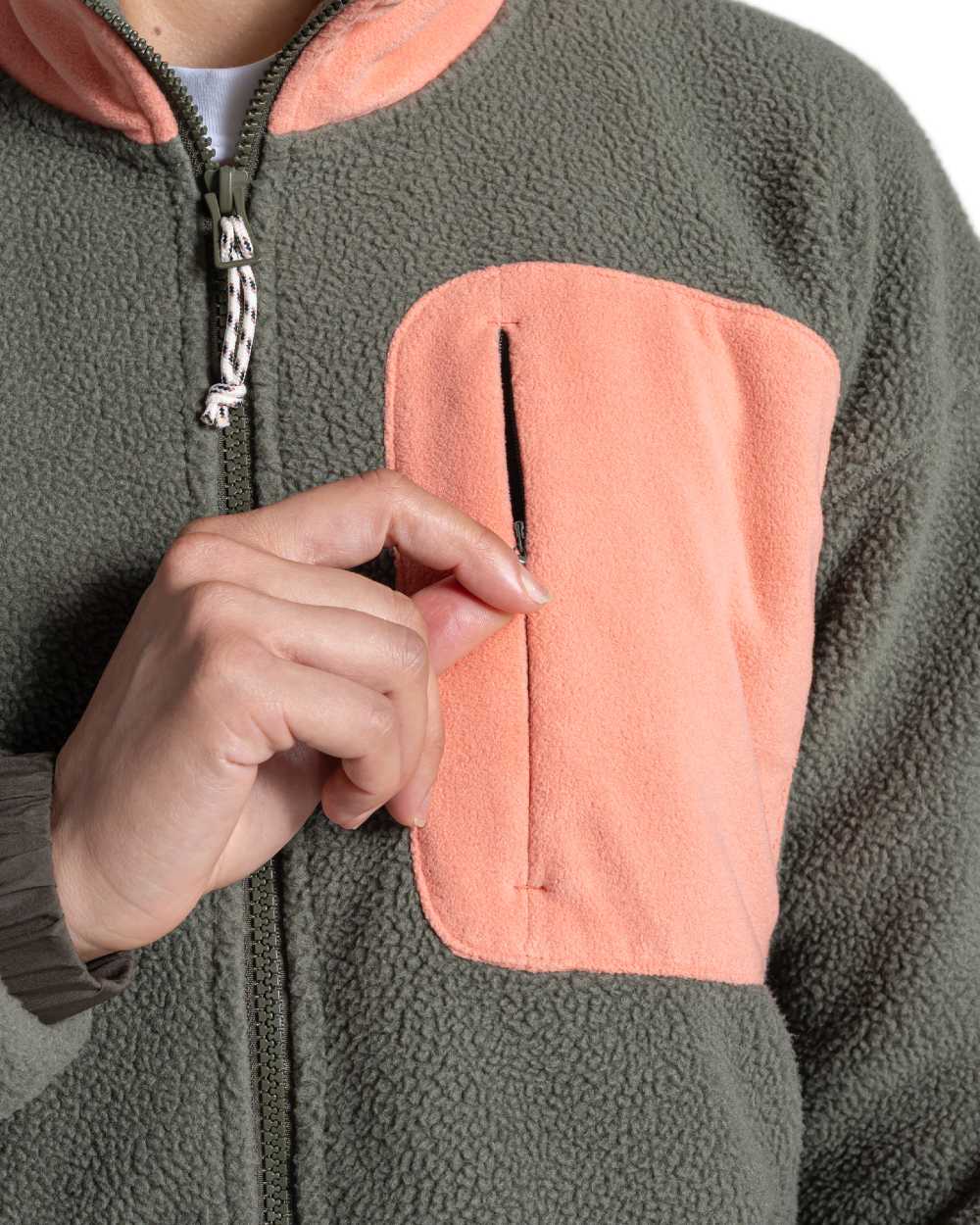 Dark Sage coloured Craghoppers Womens Sanaa Jacket on white background