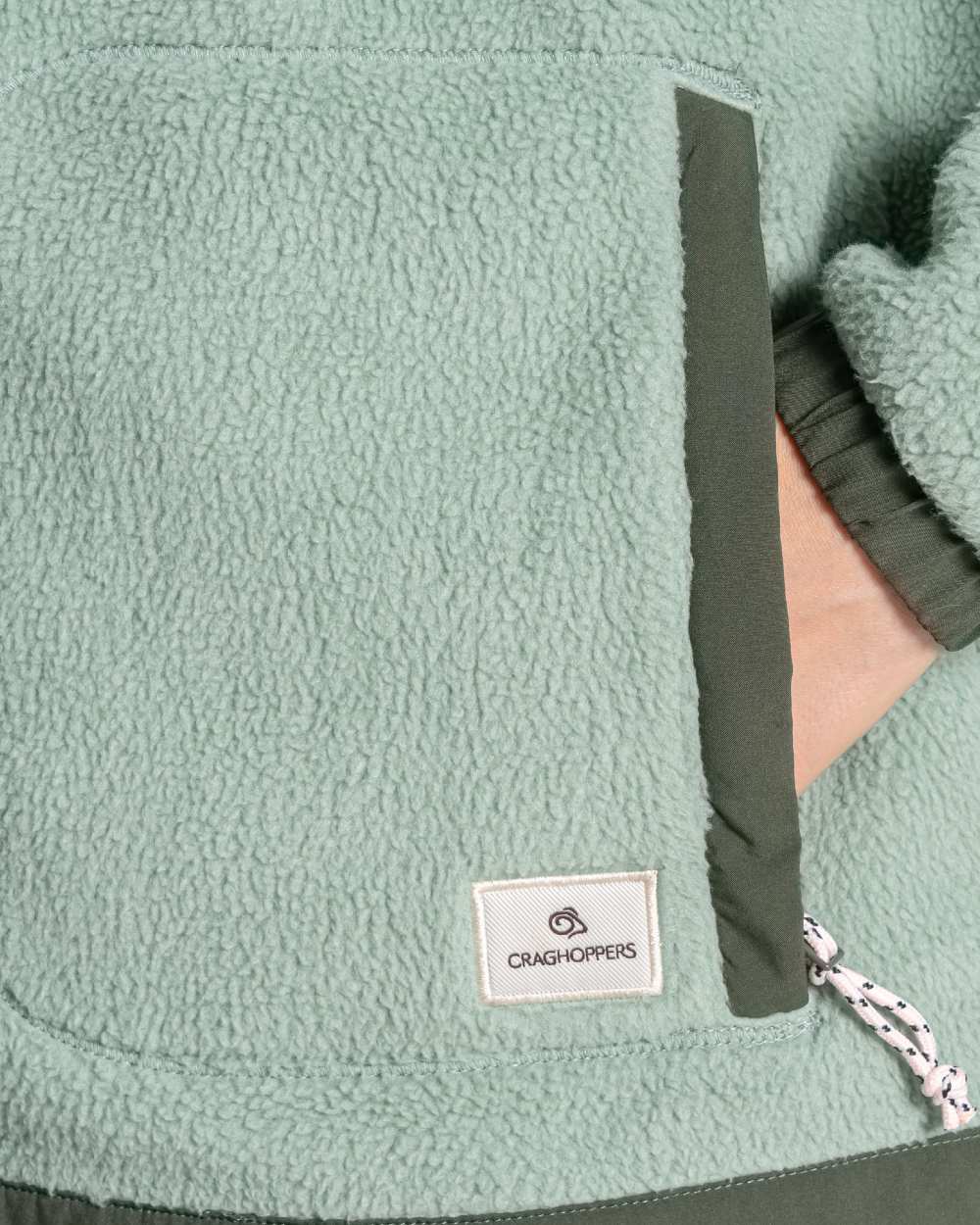 Glacial Green coloured Craghoppers Womens Sanaa Jacket on white background