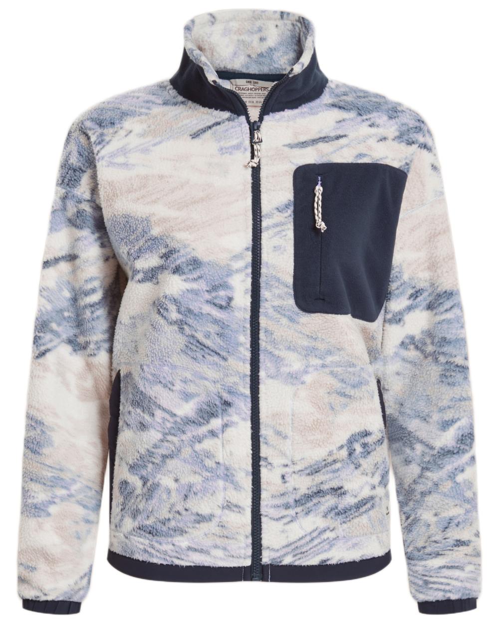 Mist Blue coloured Craghoppers Womens Sanaa Jacket on white background