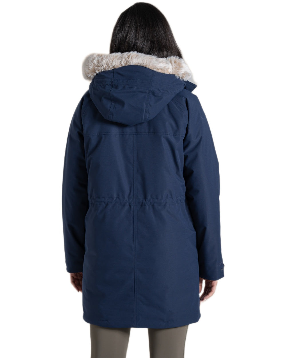 Blue Navy Coloured Craghoppers Womens Sofia II Jacket on white background