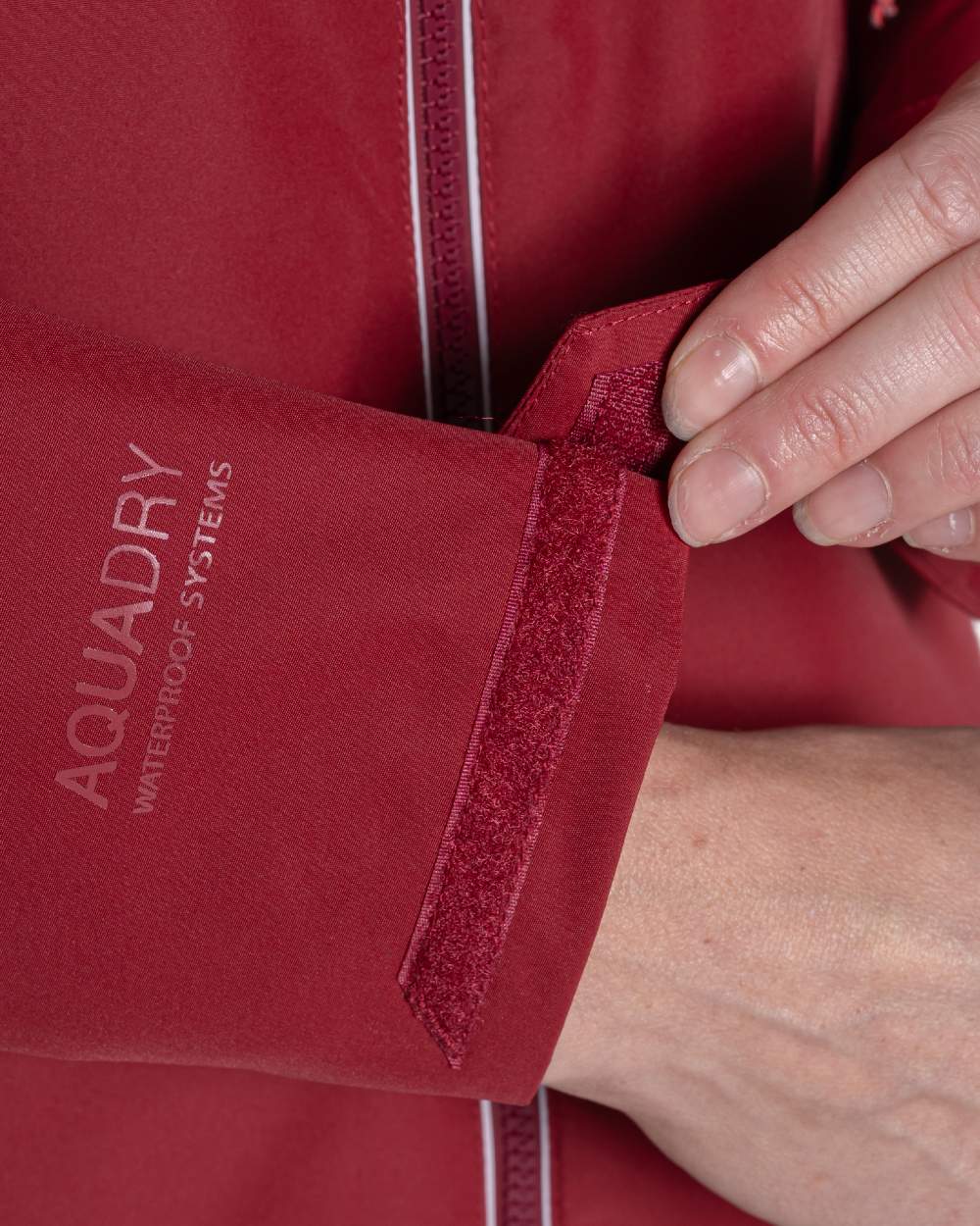 Sumac Red coloured Craghoppers Womens Solla Waterproof Jacket on white background