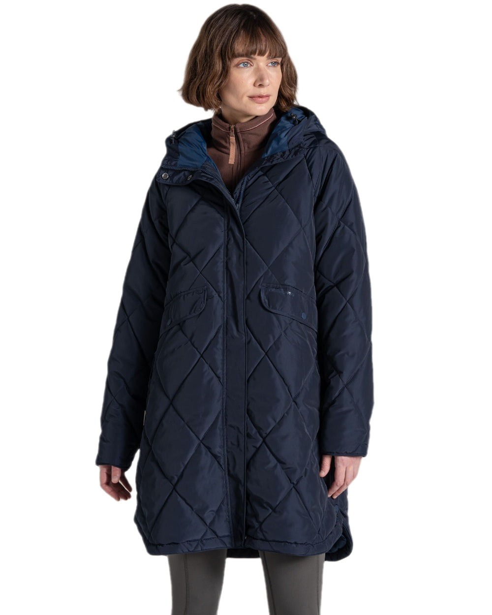 Dark Sapphire Coloured Craghoppers Womens Sweetgrass Jacket on white background