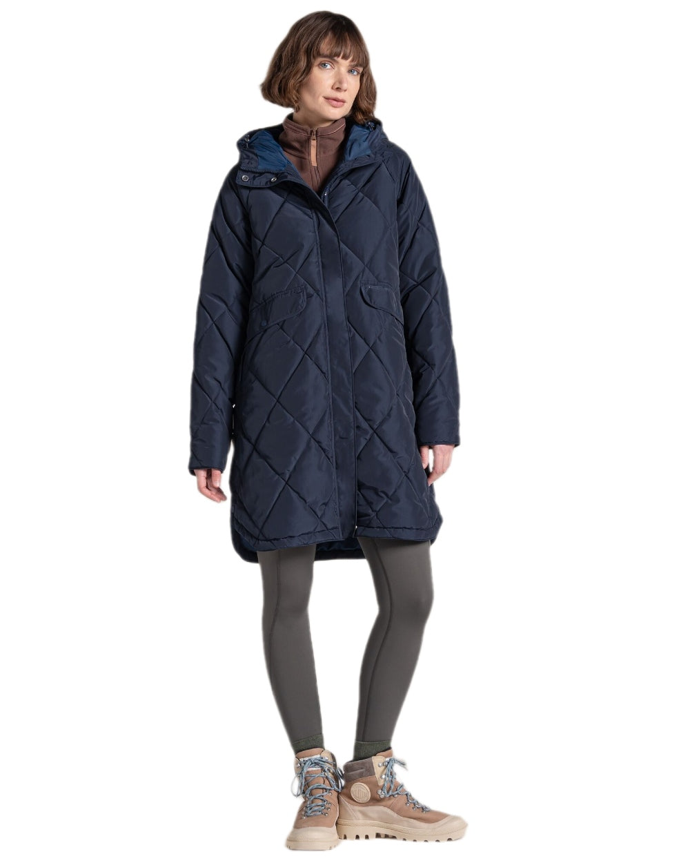 Dark Sapphire Coloured Craghoppers Womens Sweetgrass Jacket on white background