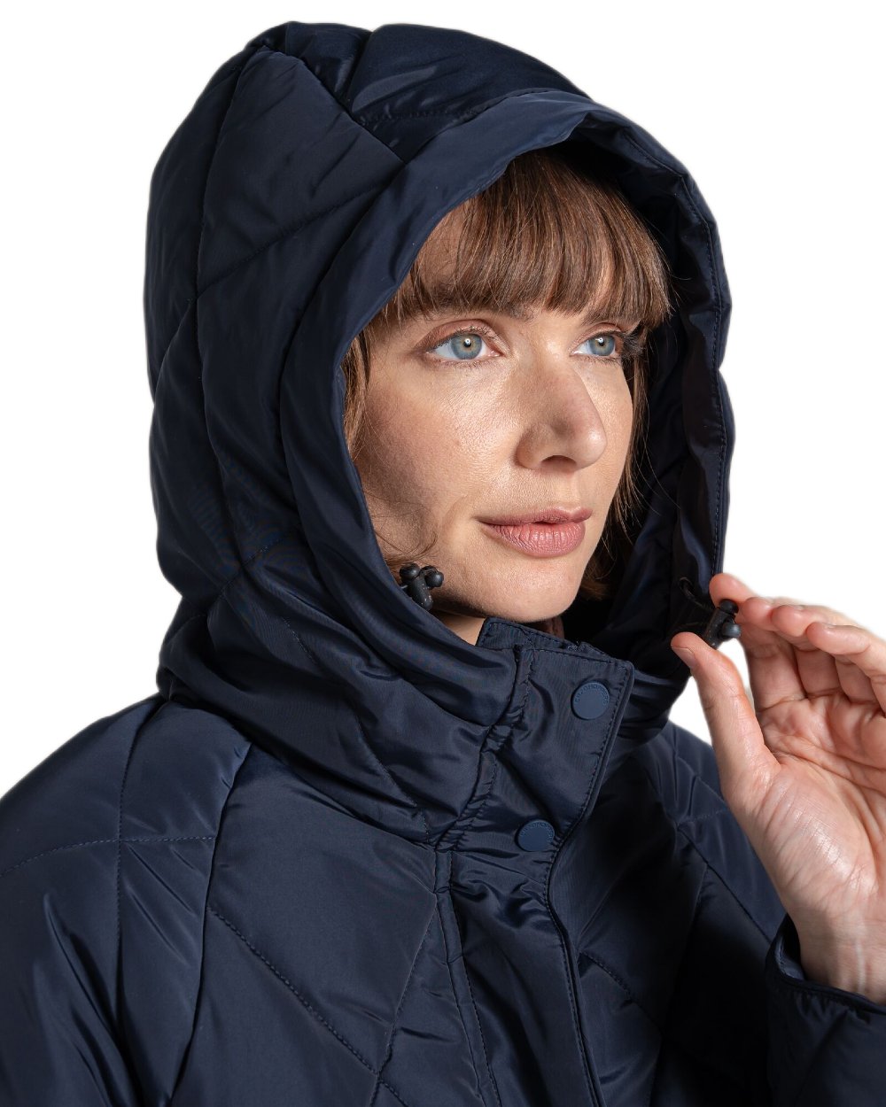 Dark Sapphire Coloured Craghoppers Womens Sweetgrass Jacket on white background