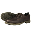 Dark Brown Coloured Orca Bay Malvern Mens Country Shoes On A White Background #colour_dark-brown