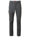 Dark Grey Coloured Craghoppers Mens NosiLife Pro Active Trousers On A White Background #colour_dark-grey
