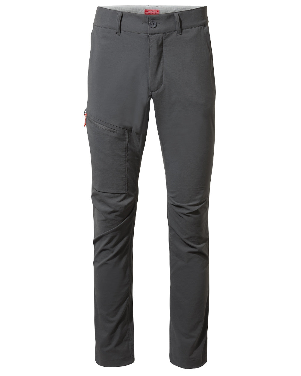 Dark Grey Coloured Craghoppers Mens NosiLife Pro Active Trousers On A White Background 