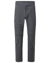 Dark Lead Coloured Craghoppers Mens Kiwi Pro II Convertible Trousers On A White Background #colour_dark-lead