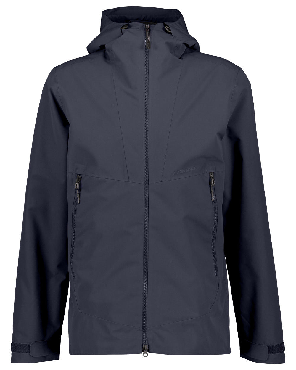 Dark Night Blue Coloured Didriksons Basil Jacket 4 On A White Background