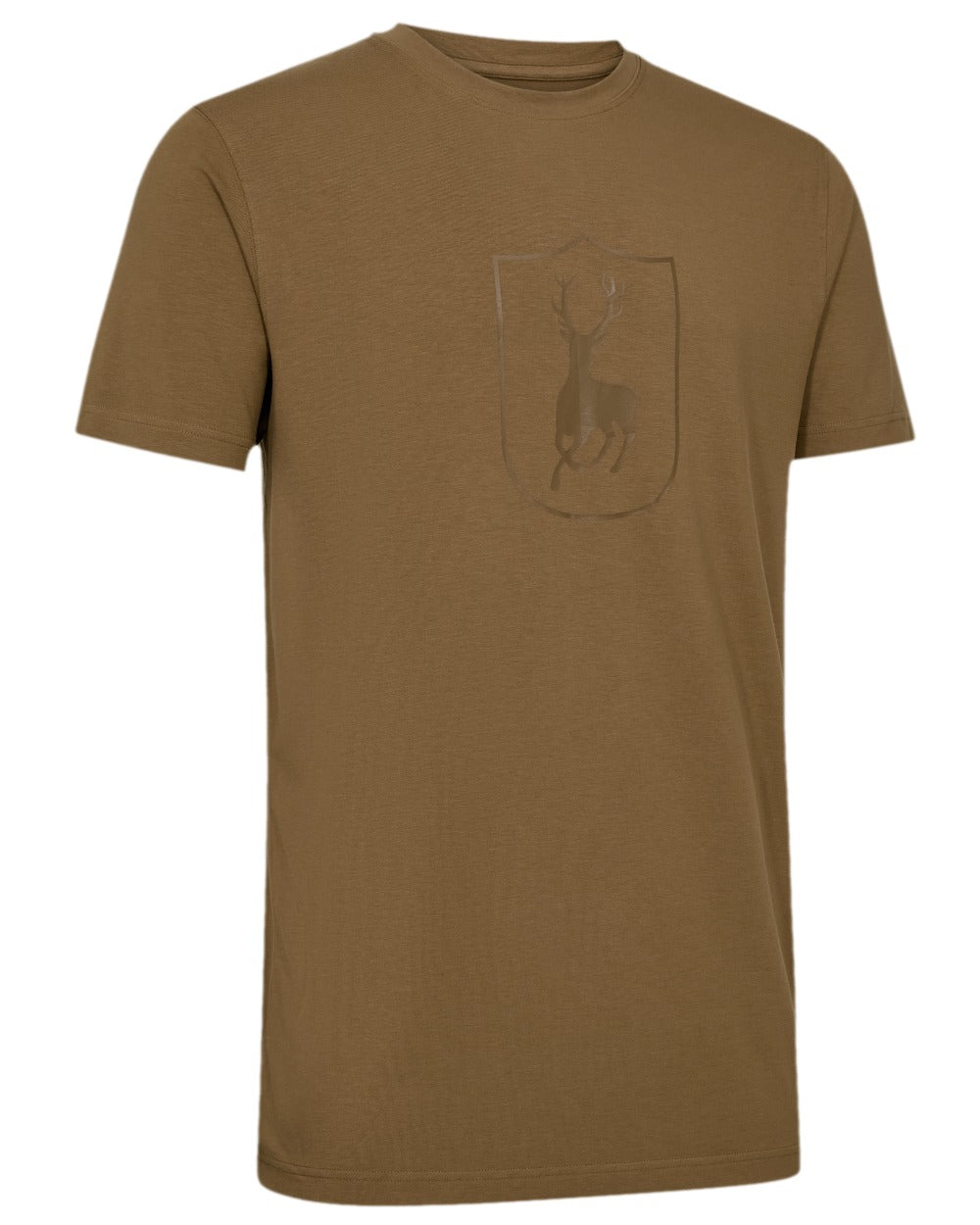 Butternut Coloured Deerhunter Bamboo T-Shirt on white background