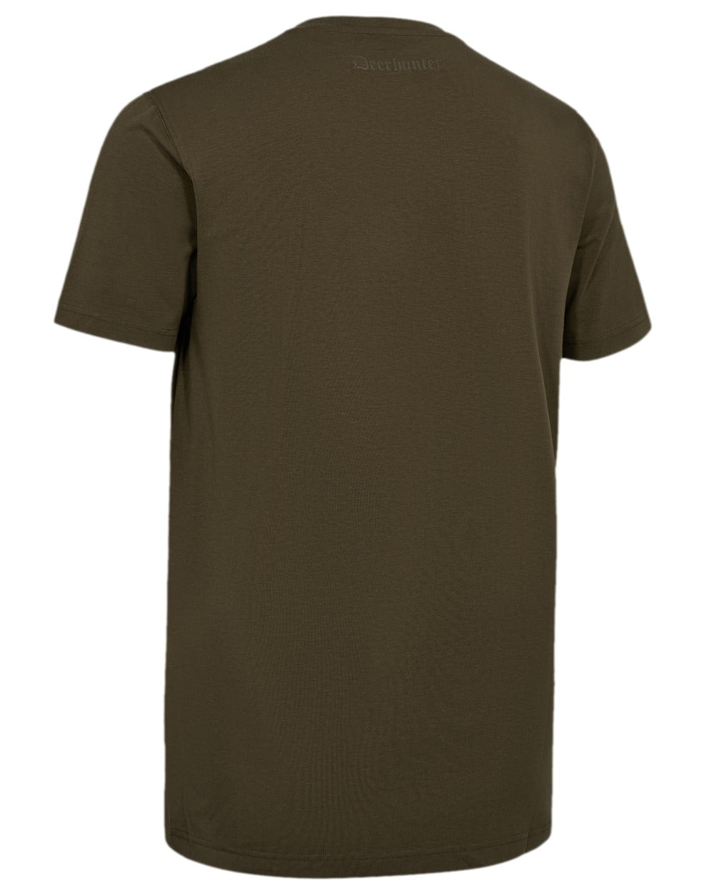 Deep Green Coloured Deerhunter Bamboo T-Shirt on white background