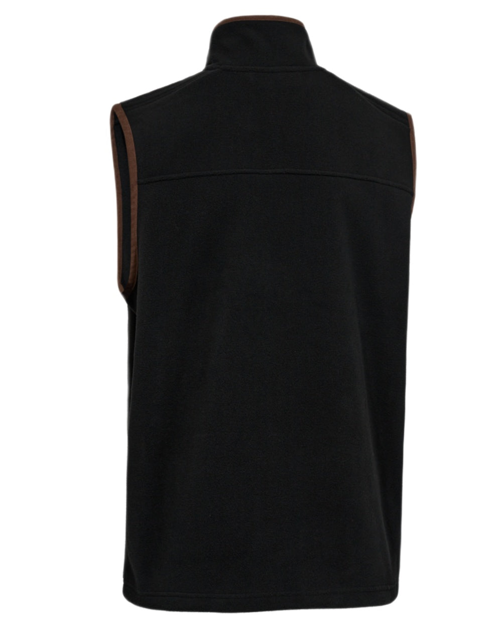 Anthracite Grey coloured Deerhunter Cumbria Fleece Waistcoat on white background